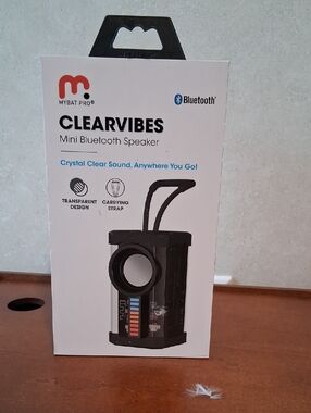 MYBAT PRO- ClearVibes Mini Bluetooth Speaker - Black/ NEW